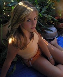 Superb cute girl show her